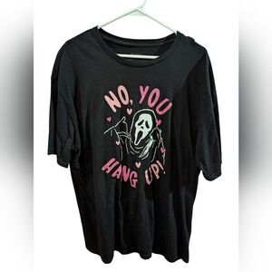 Black Scream Graphic Man Shirt